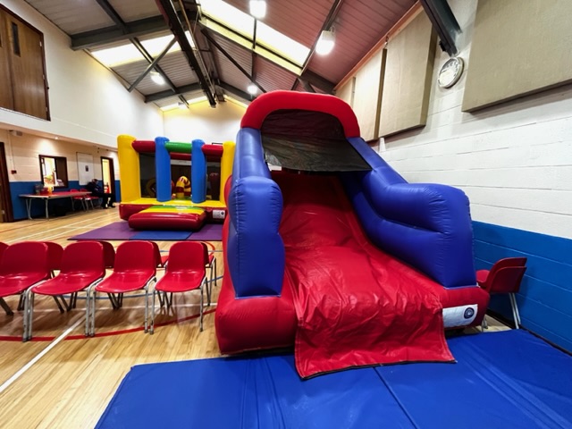 Adult obstacle course at a party in Telford